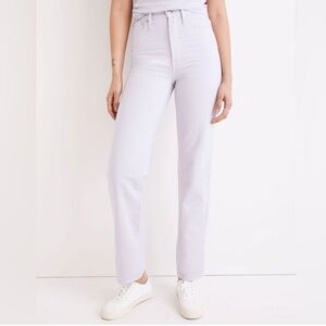Madewell the perfect vintage Straight Leg Jeans in purple